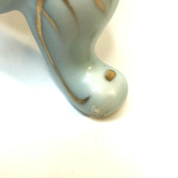 Vintage INARCO Footed Egg Vase Japan Hand Painted Floral Porcelain E-116/M - Picture 6 of 12